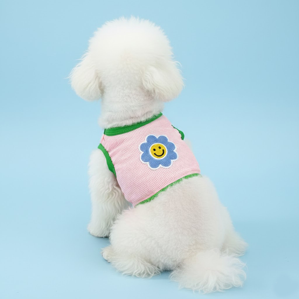 Smile Flower Cropped T-Shirt - Image 2