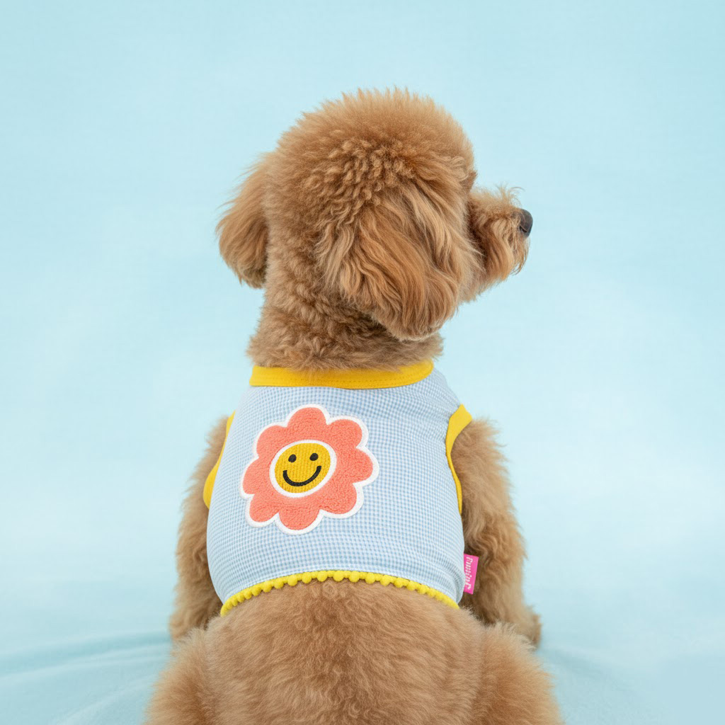 Smile Flower Cropped T-Shirt - Image 3