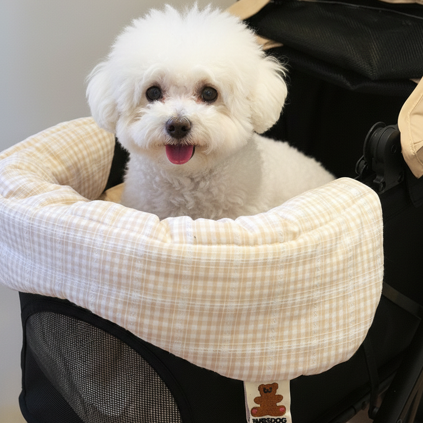 Bear Stroller Guard & Cushion - Image 3