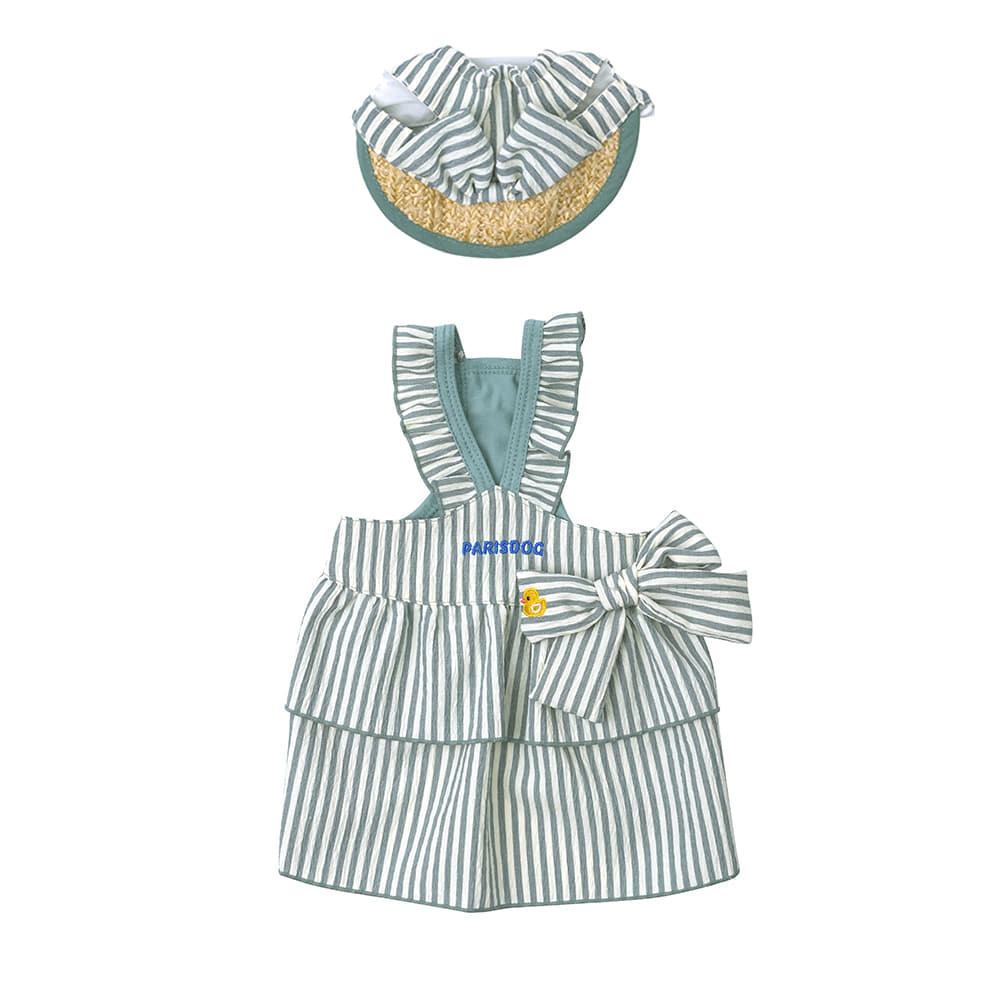 Butter Stripe Frill Dress - Image 6