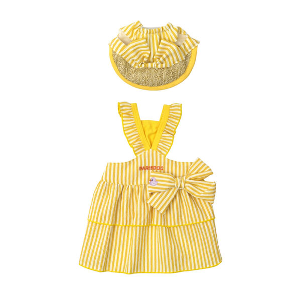 Butter Stripe Frill Dress