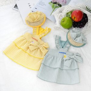 Butter Stripe Frill Dress - Image 4