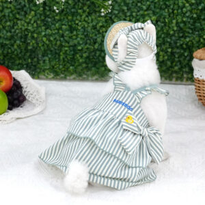 Butter Stripe Frill Dress - Image 3