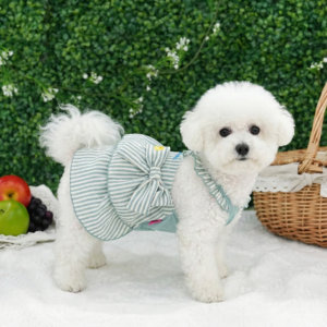 Butter Stripe Frill Dress - Image 2