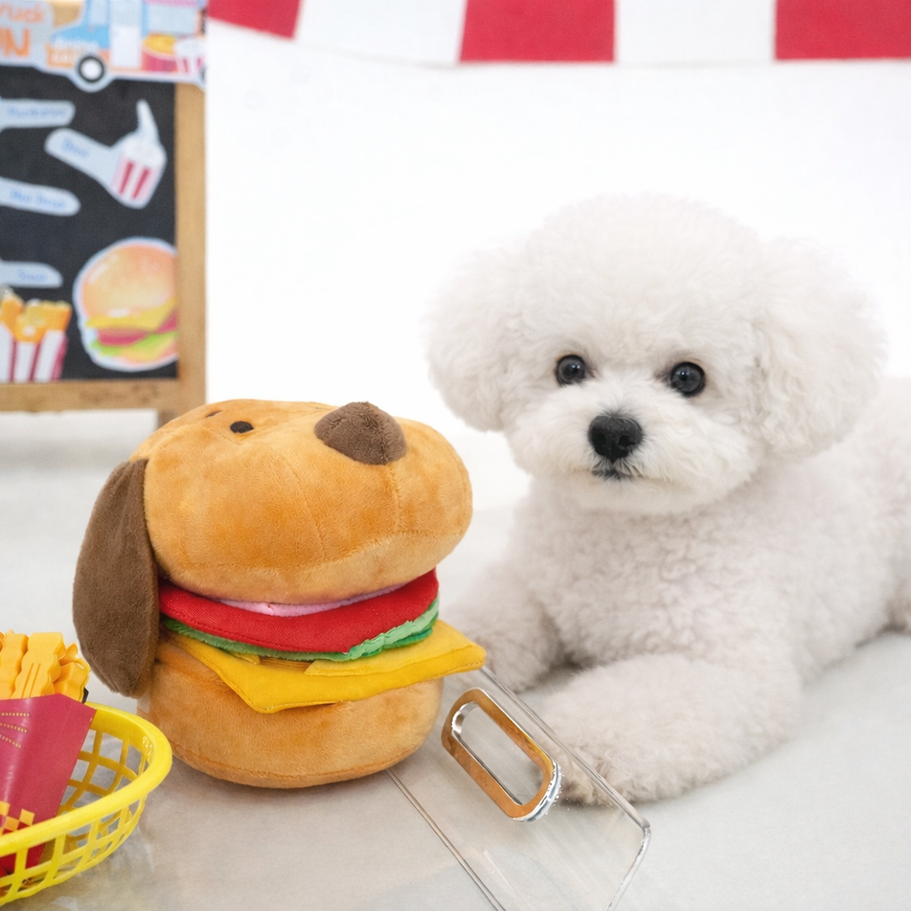 Peanuts Hamburger Snack Play Toy - Image 1