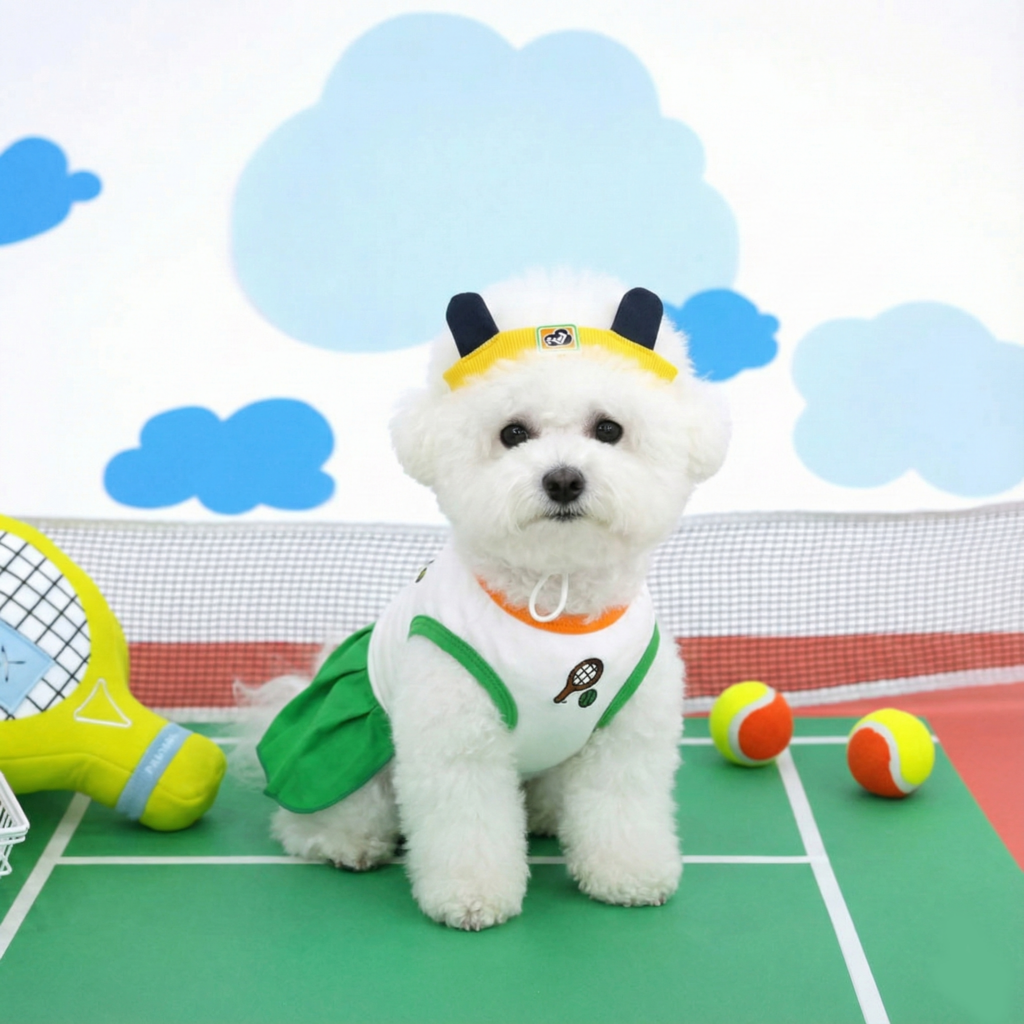 Peanuts Tennis Club T-Shirt / Dress with Hat
