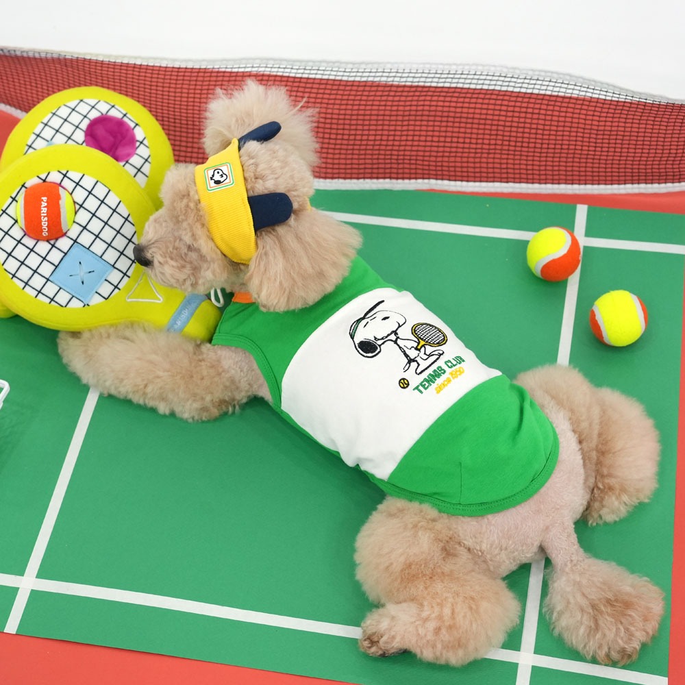 Peanuts Tennis Club T-Shirt / Dress with Hat - Image 4