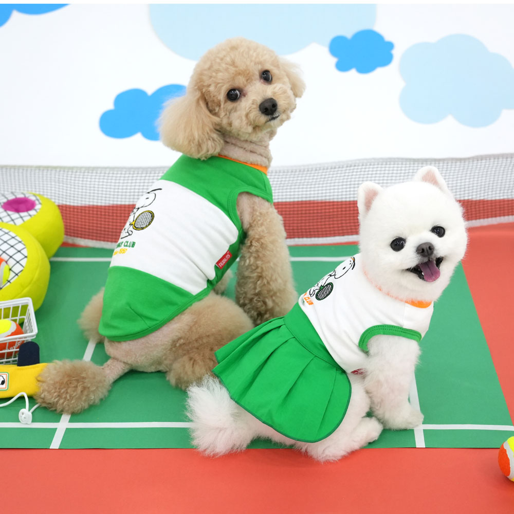 Peanuts Tennis Club T-Shirt / Dress with Hat - Image 6