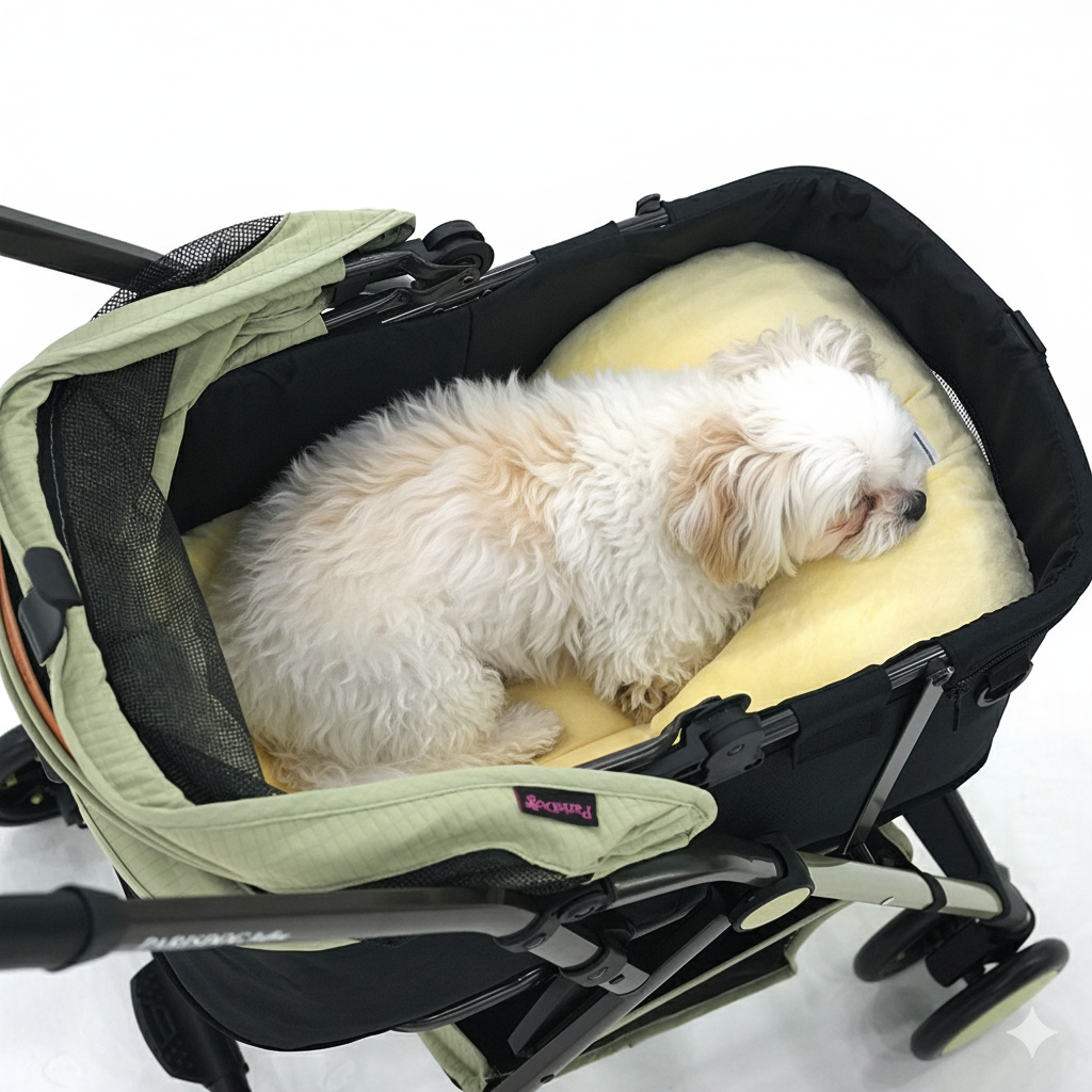 Sweet Check Stroller Cushion Set - Image 2