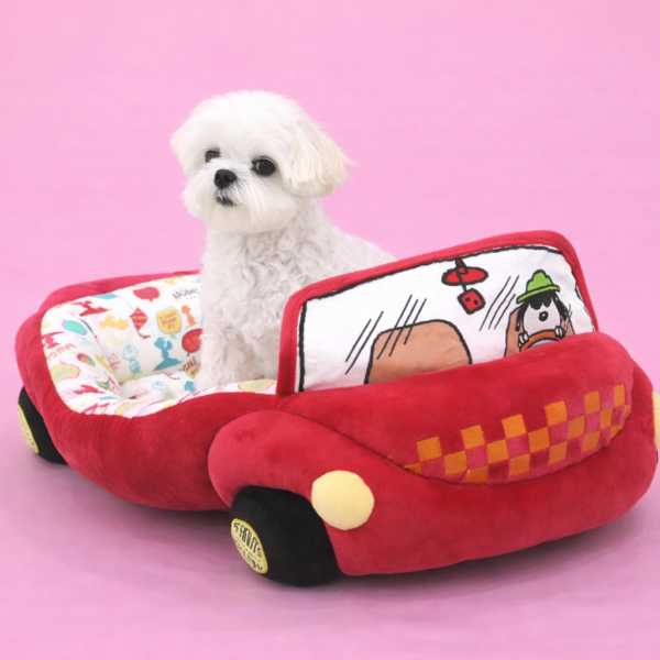 Peanuts Driving Car Bed