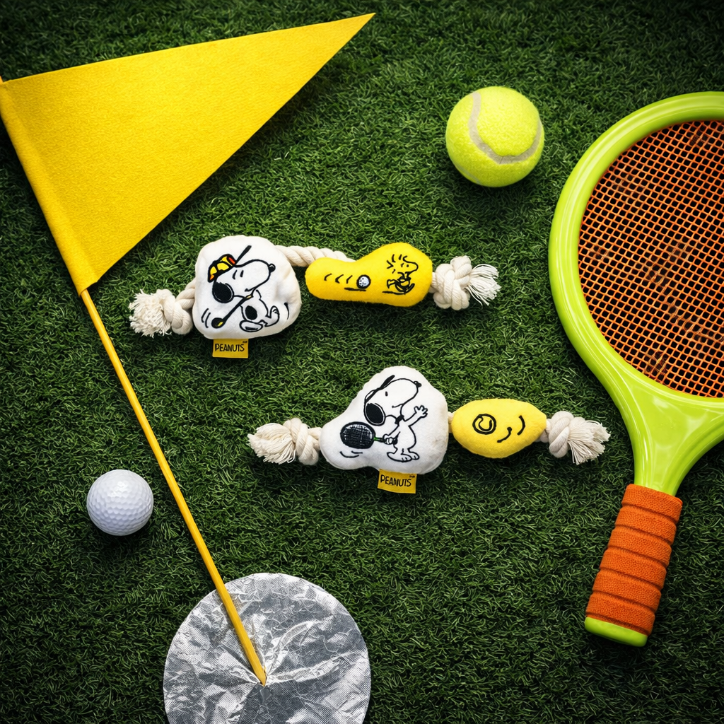 Peanuts Golf & Tennis Rope Toy - Image 1