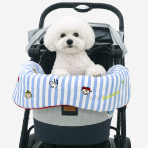 Peanuts Stripe Stroller Cushion & Guard - Image 2