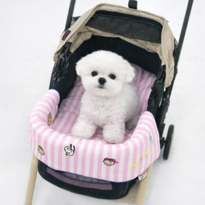Peanuts Stripe Stroller Cushion & Guard - Image 4