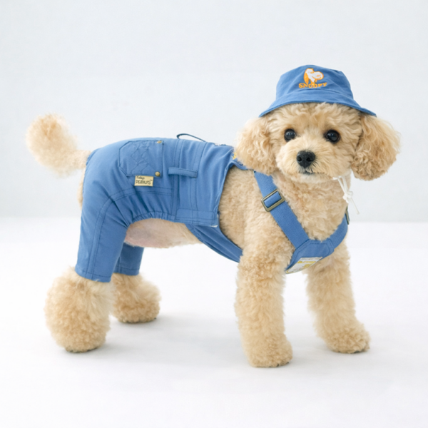 Peanuts Vintage Overall Pants Set