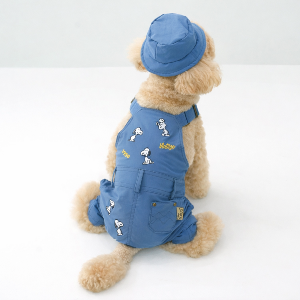 Peanuts Vintage Overall Pants Set