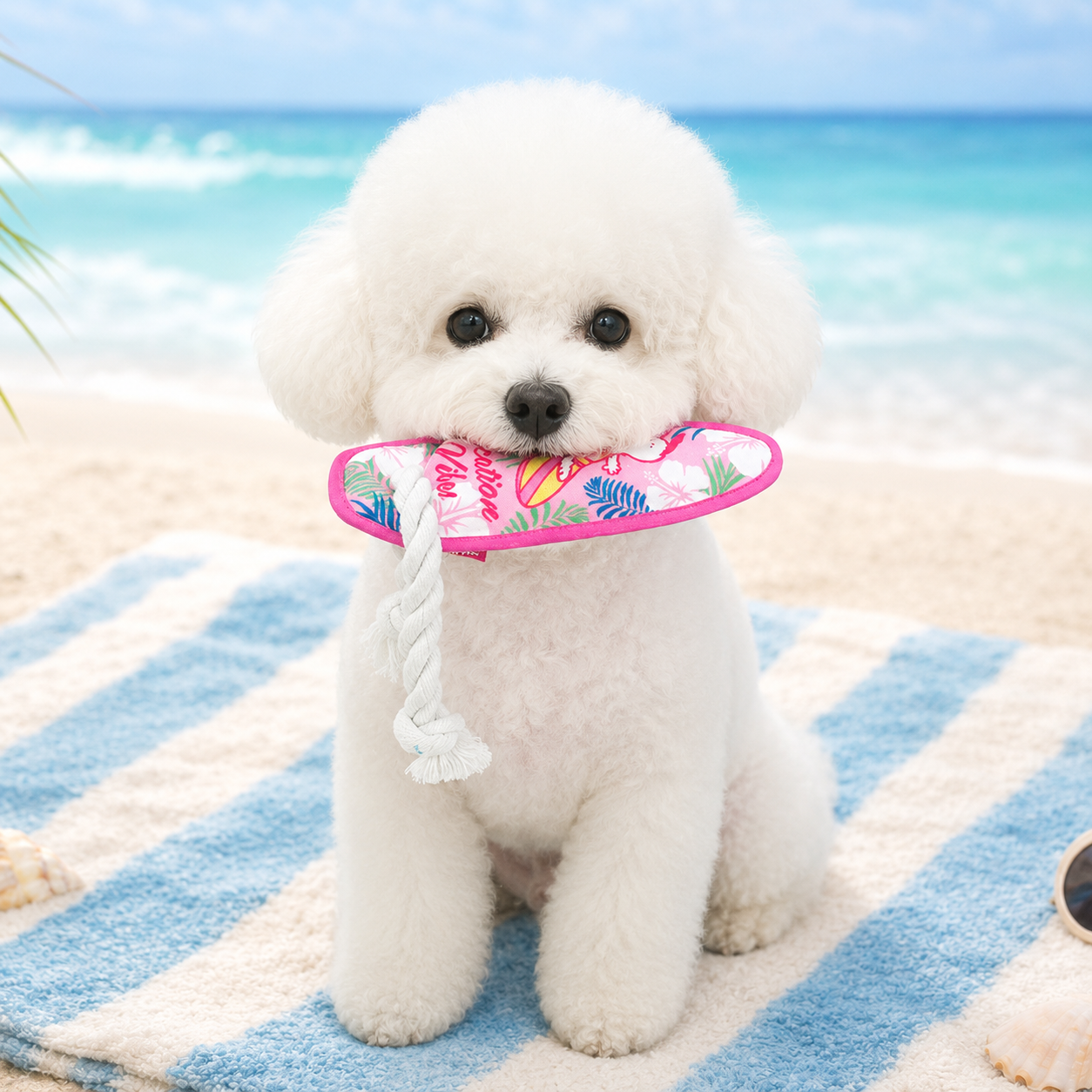 Peanuts Surf Board Rope Toy - Image 1