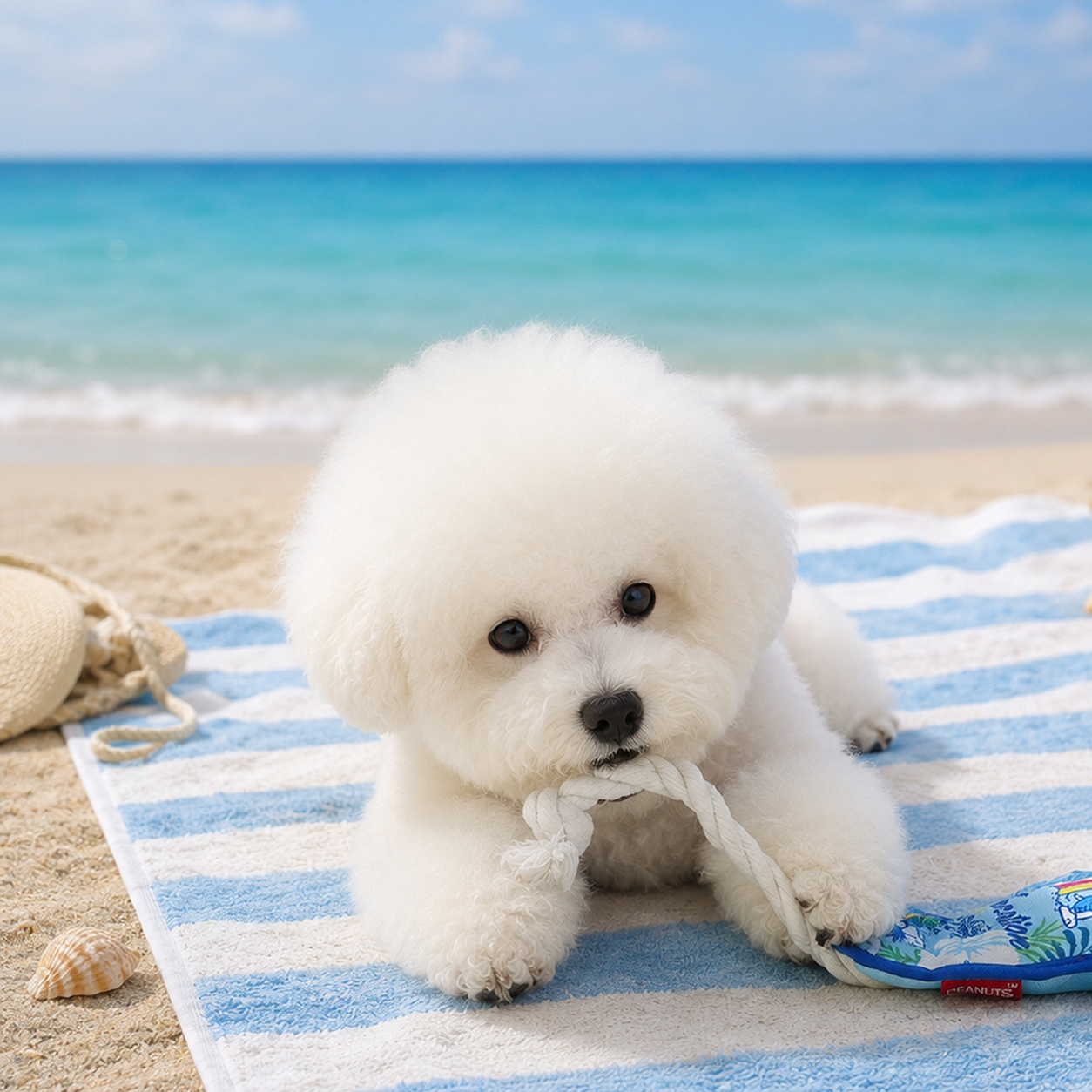 Peanuts Surf Board Rope Toy - Image 2