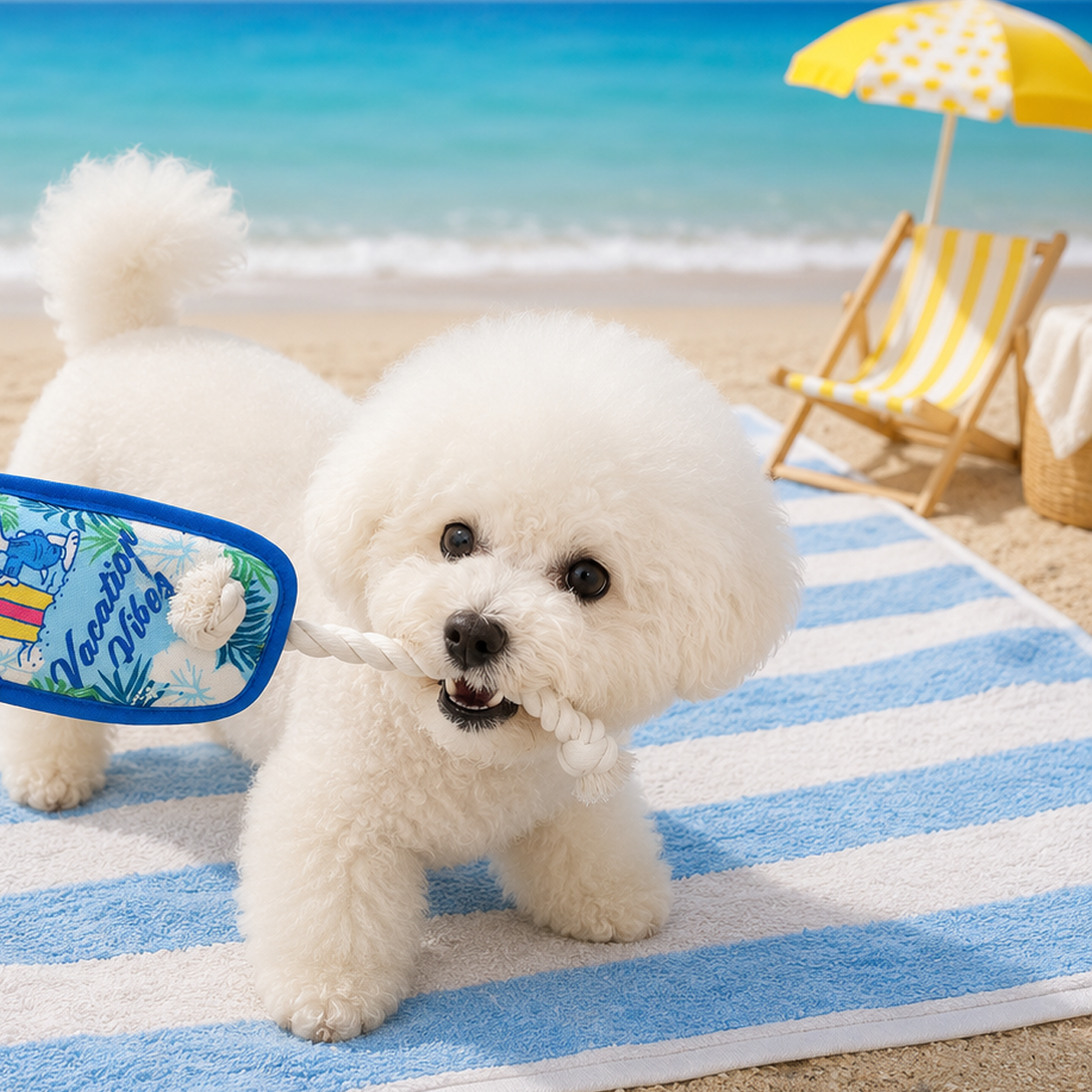 Peanuts Surf Board Rope Toy - Image 3