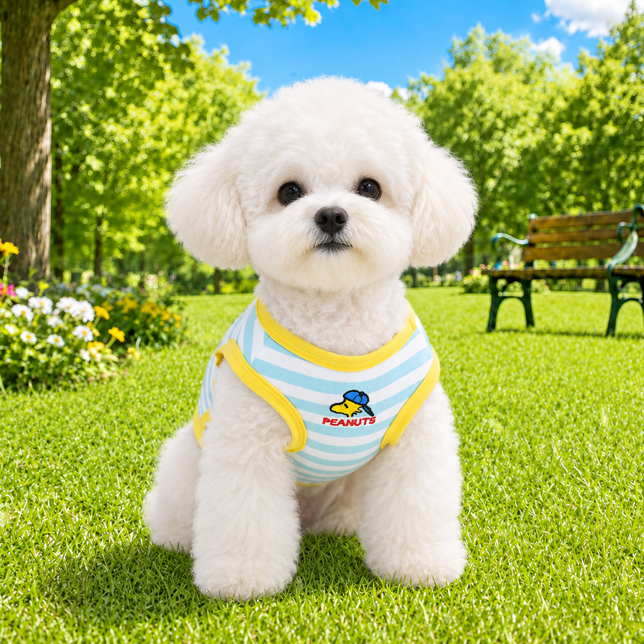 Peanuts Varsity Stripes Tee - Image 1